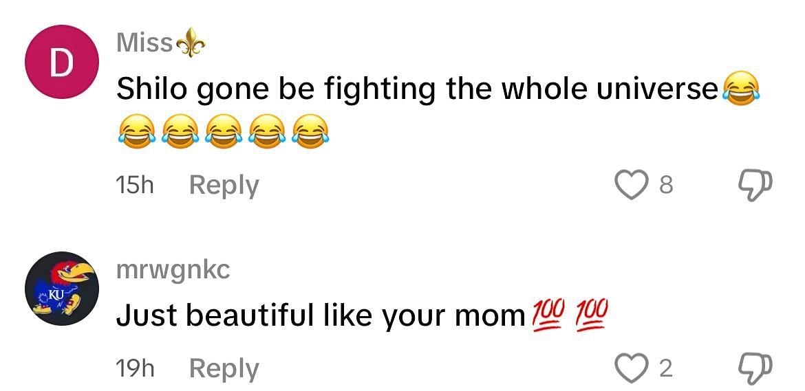 Comments discuss the Sanders family